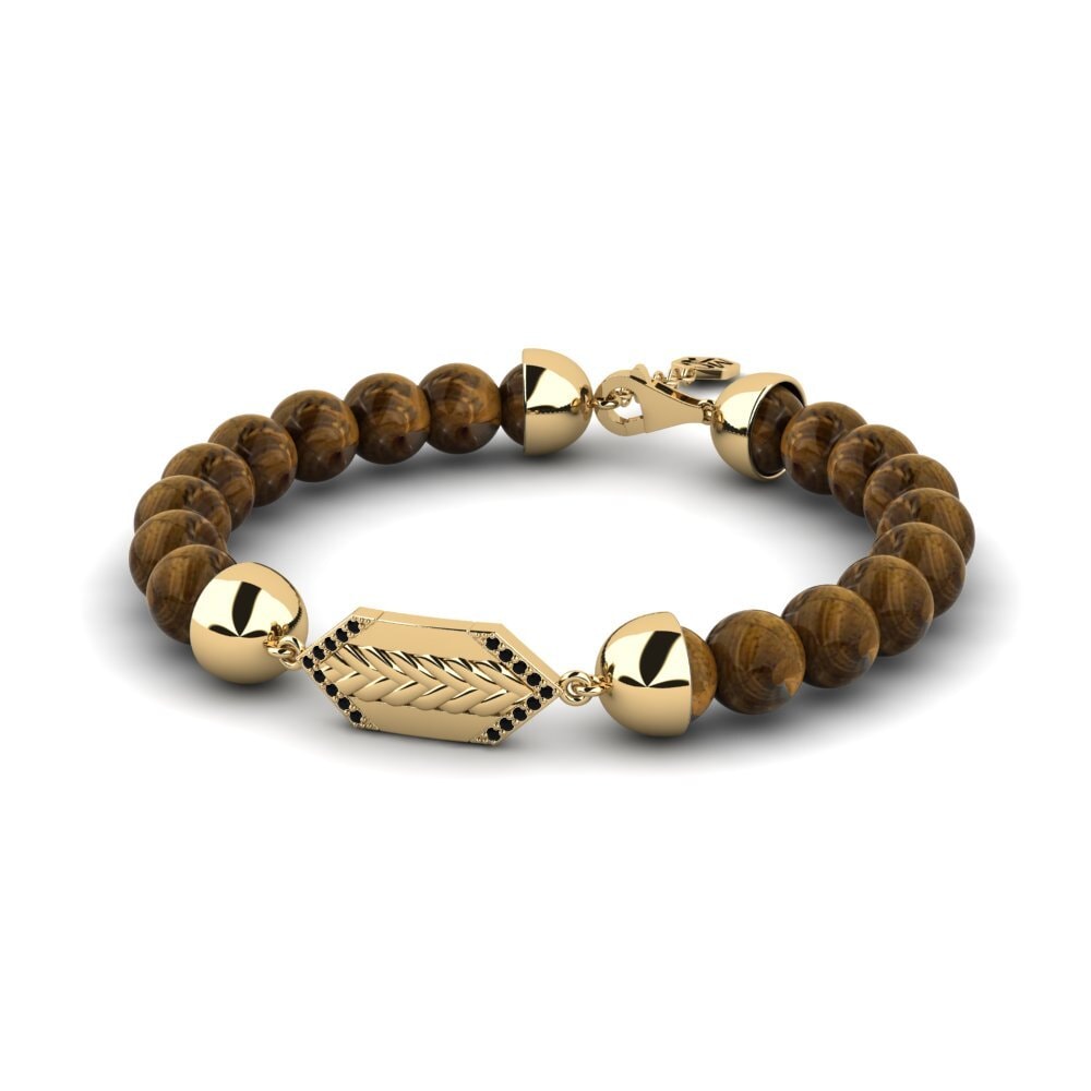 9k Oro Amarillo Pulsera para hombre Neuilly