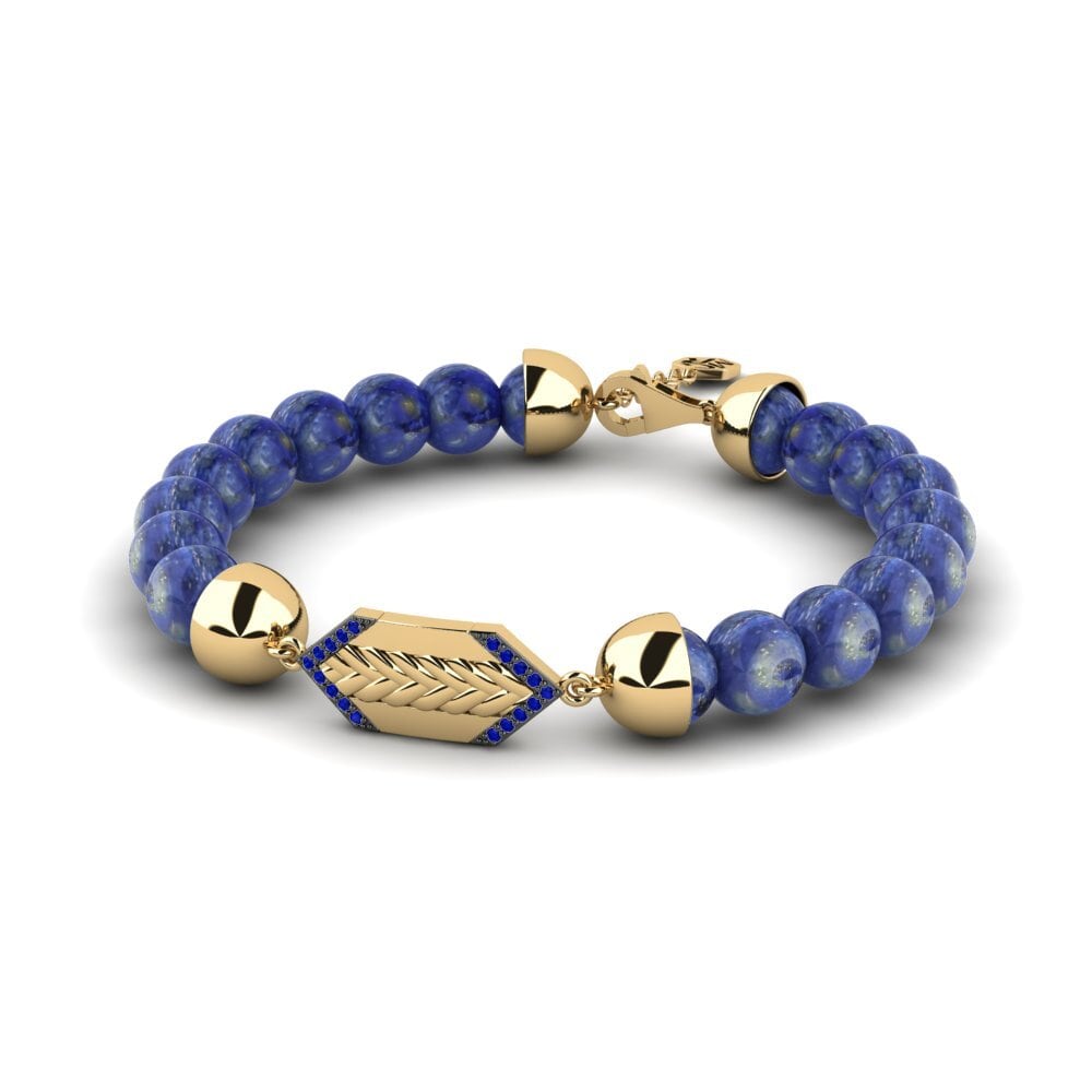 Zafiro Pulsera para hombre Neuilly