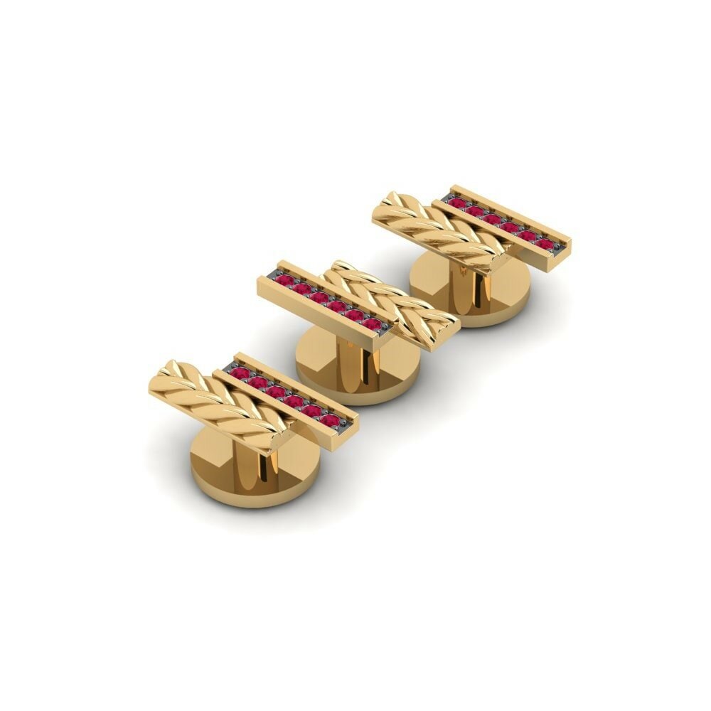 Ruby Tuxedo 3 Studs Noireau