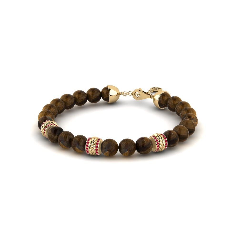 Ruby Men's Bracelet Provins