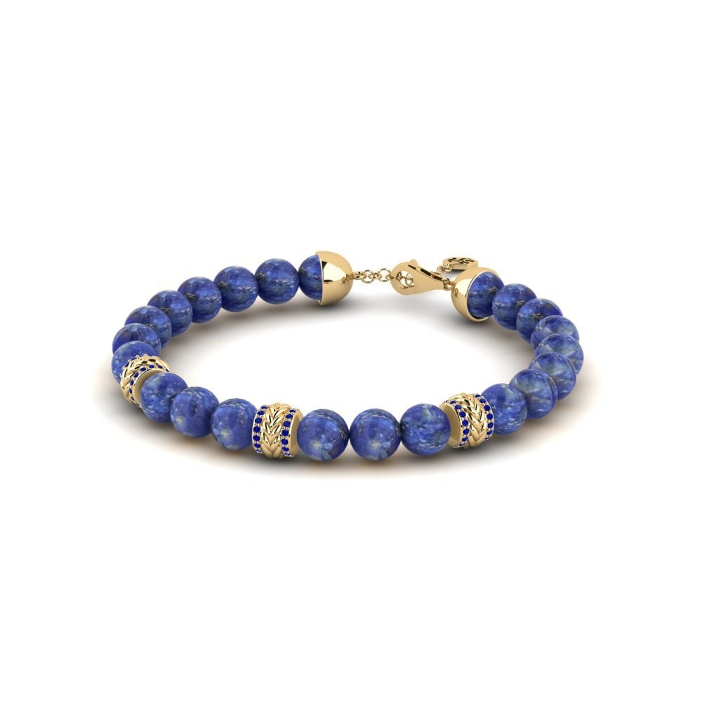 Zafiro Pulsera para hombre Provins