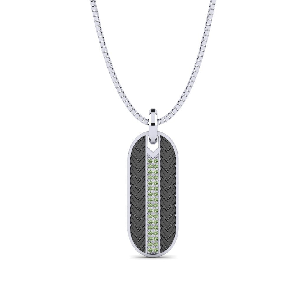 Green Diamond Men's Pendant Ravyn