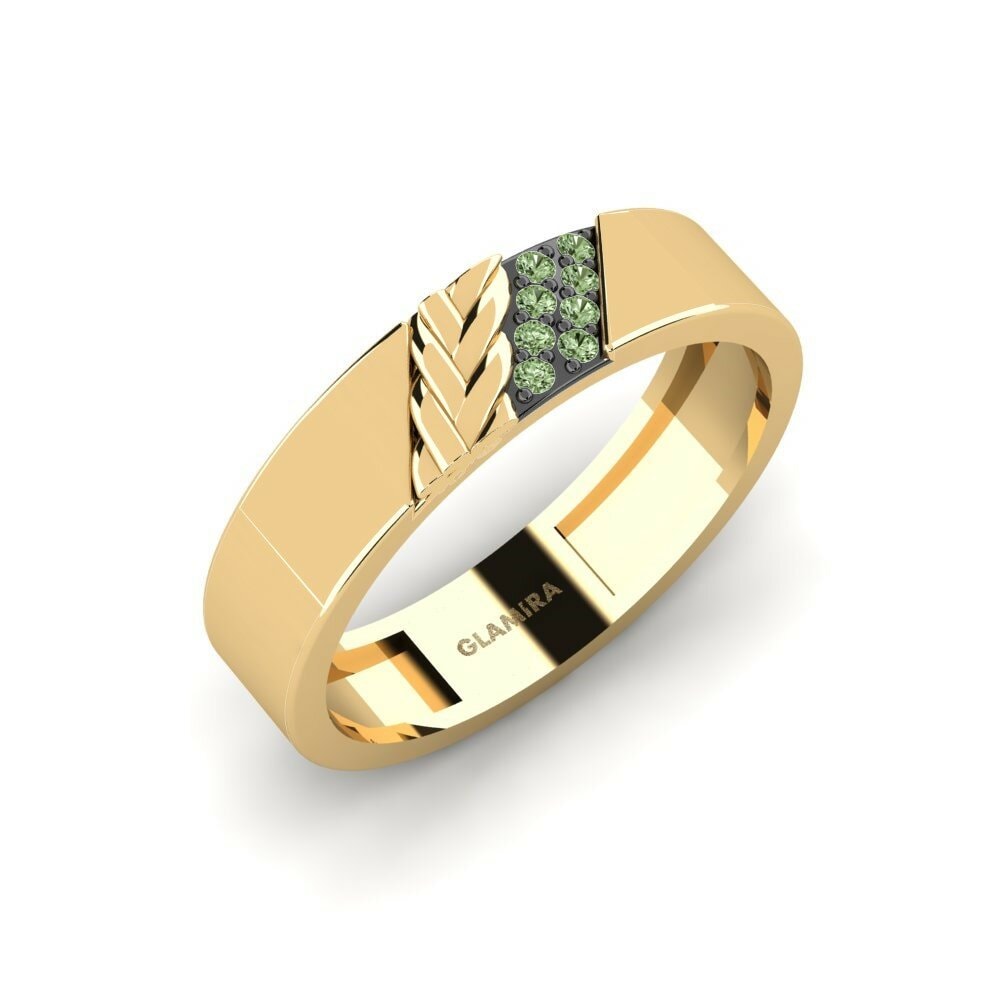 Diamant Vert Bague pour homme Rosny