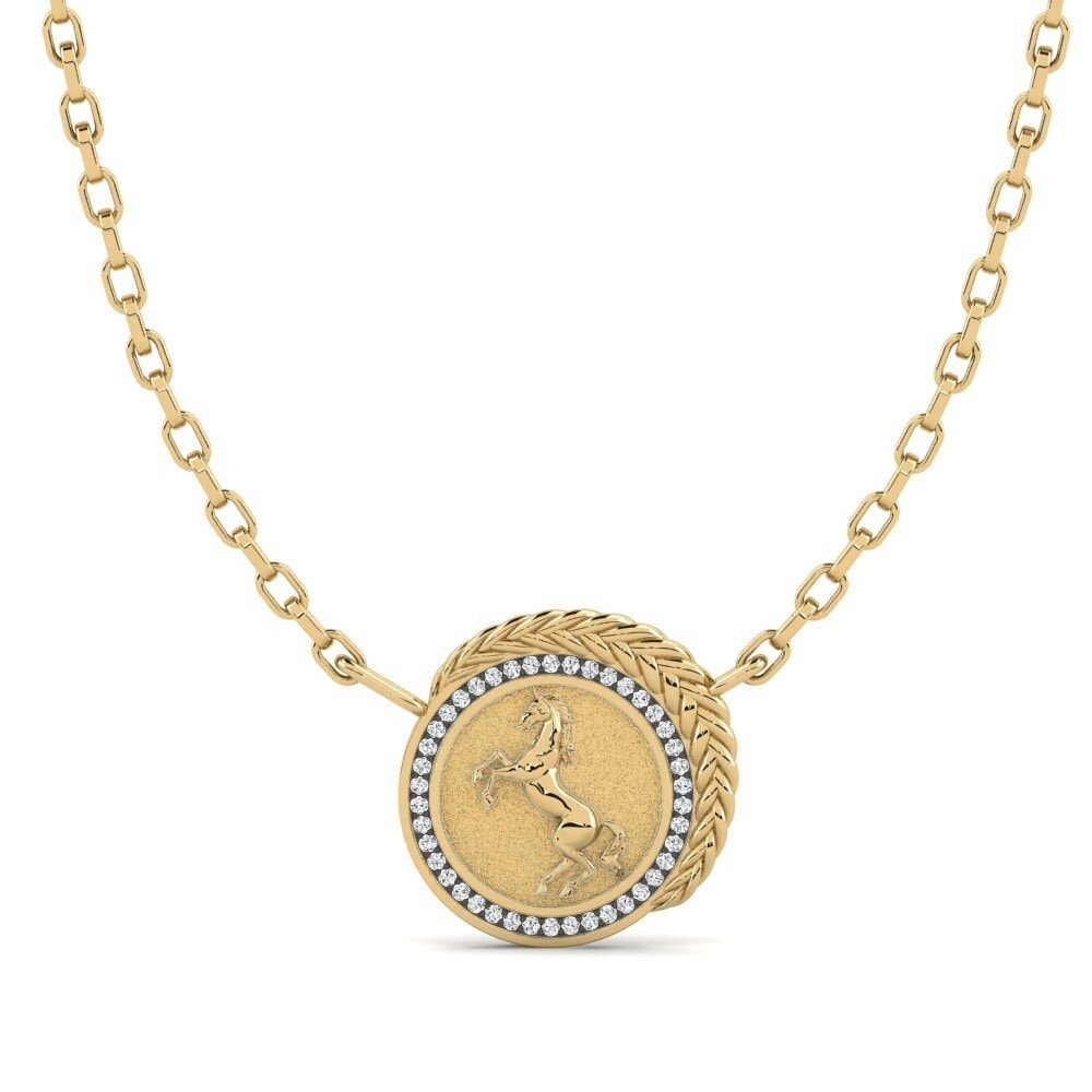 Zirkoon Heren ketting Spartan
