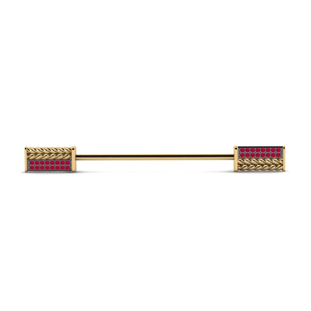 Ruby Tuxedo Collar Accessory Vilaine