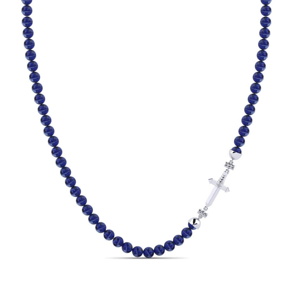 9ct White Gold Men's Necklace Vitrolles