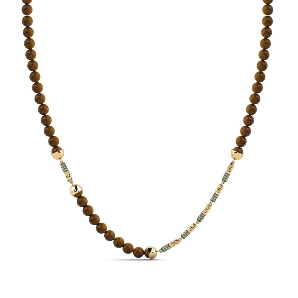 Green Diamond Men's Necklace Benaize
