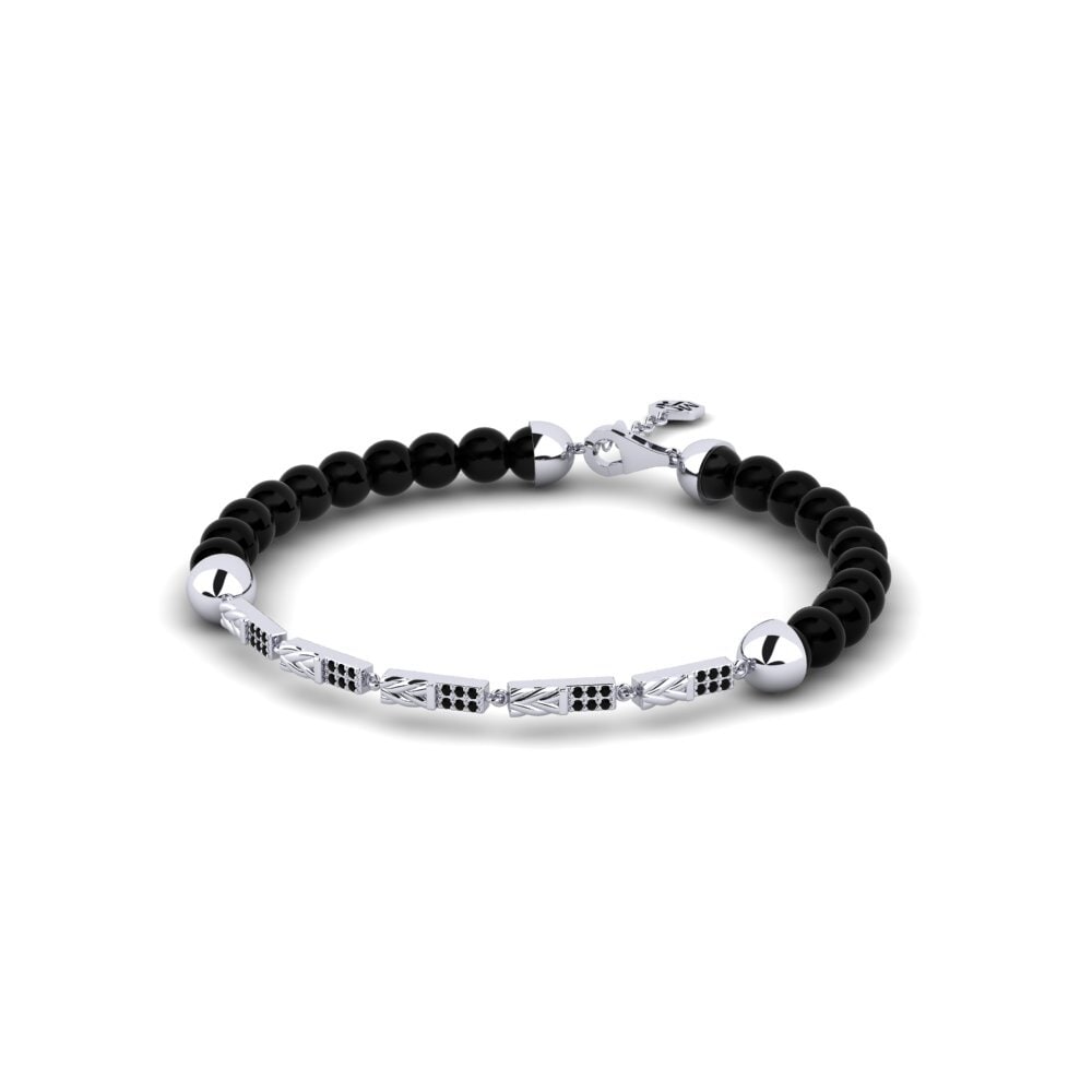950 Platinum Men's Bracelet Bourbince