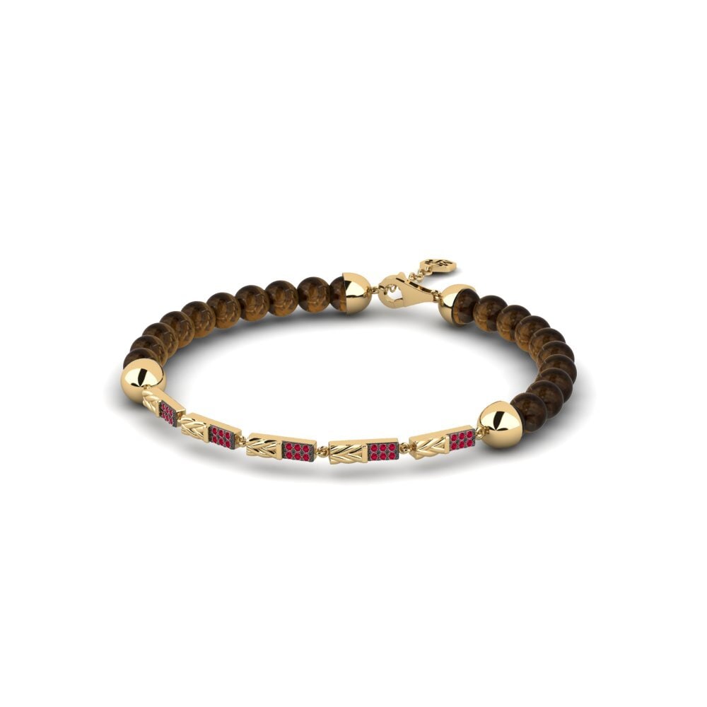 Ruby Men's Bracelet Bourbince