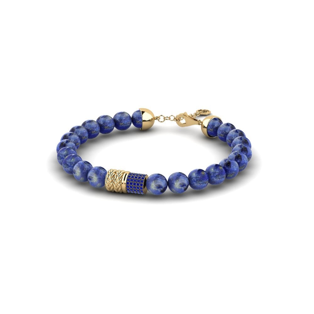 Zafiro Pulsera para hombre Bouzanne