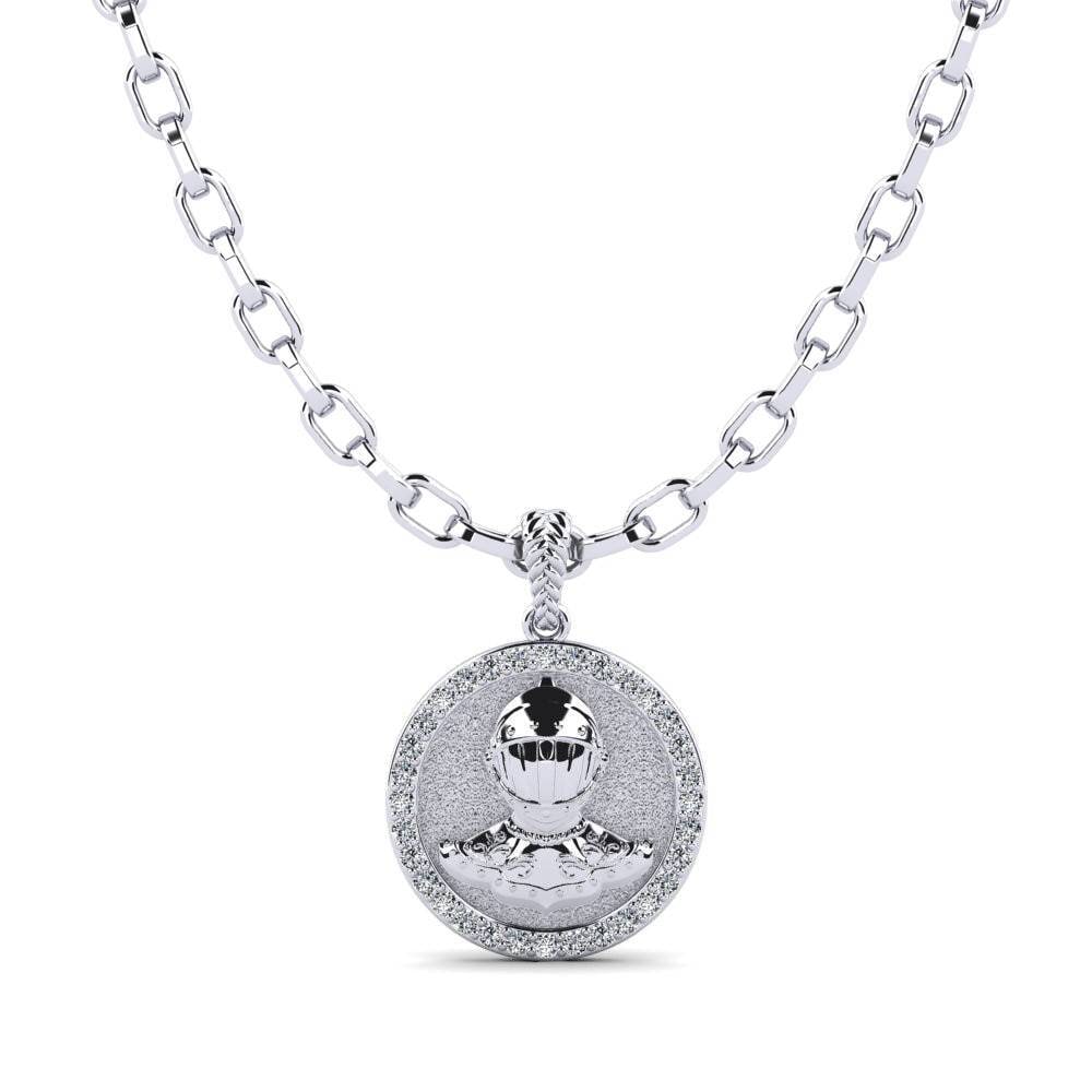 diamond-zirconia สร้อยคอผู้ชาย Chivalry