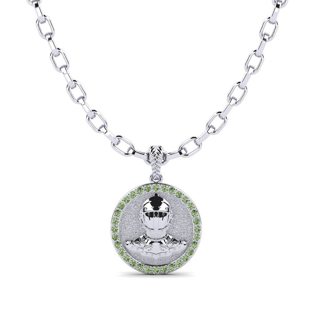 Green Diamond Men's Pendant Chivalry