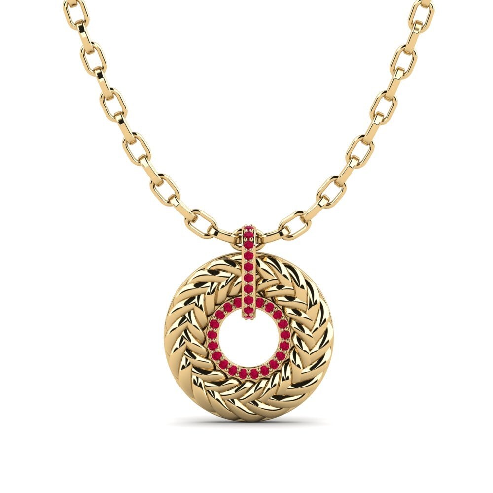 Rubis Pendentif pour homme Dinan
