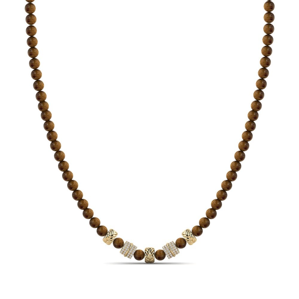 Diamond Men's Necklace Dragne