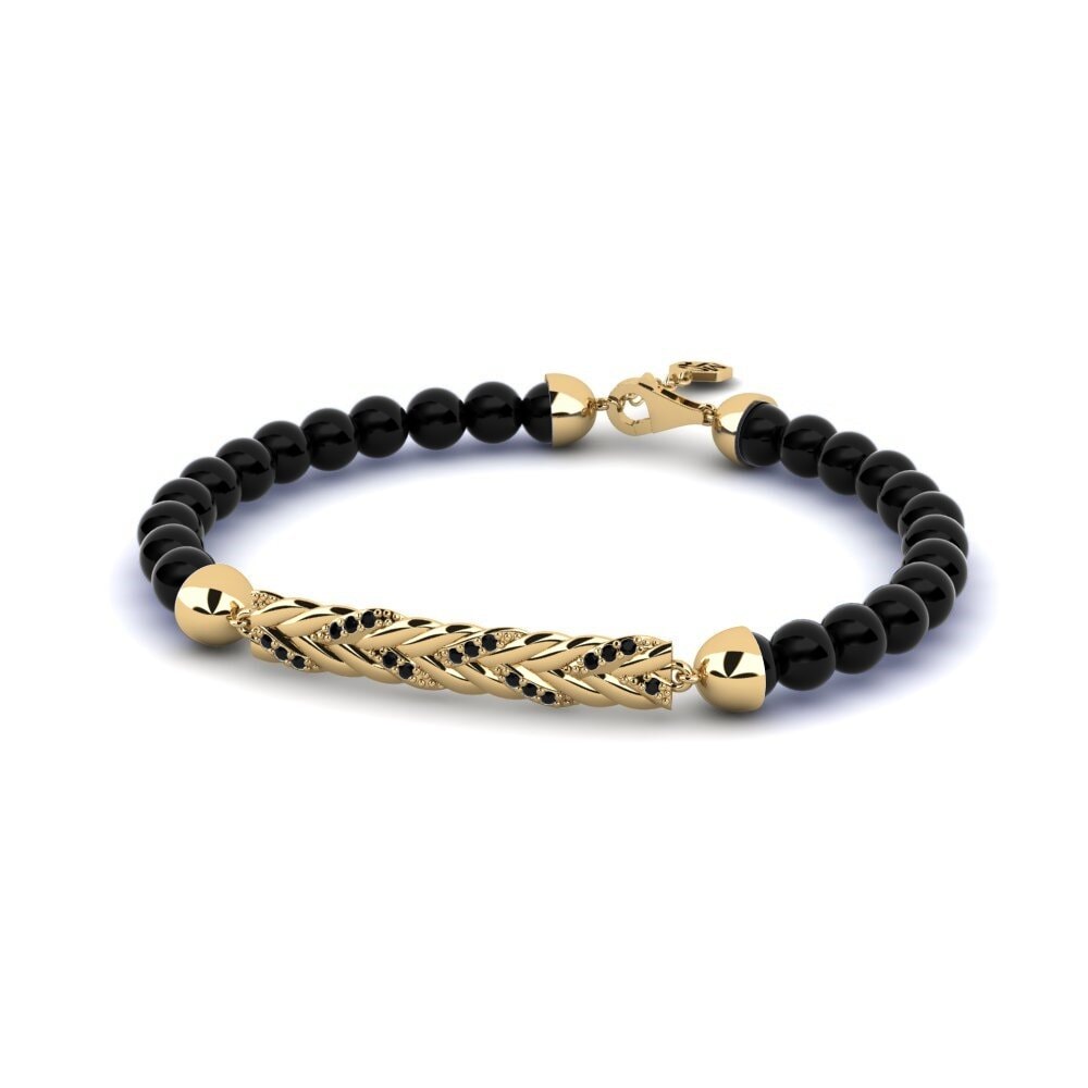 9k Oro Amarillo Pulsera para hombre Druyes