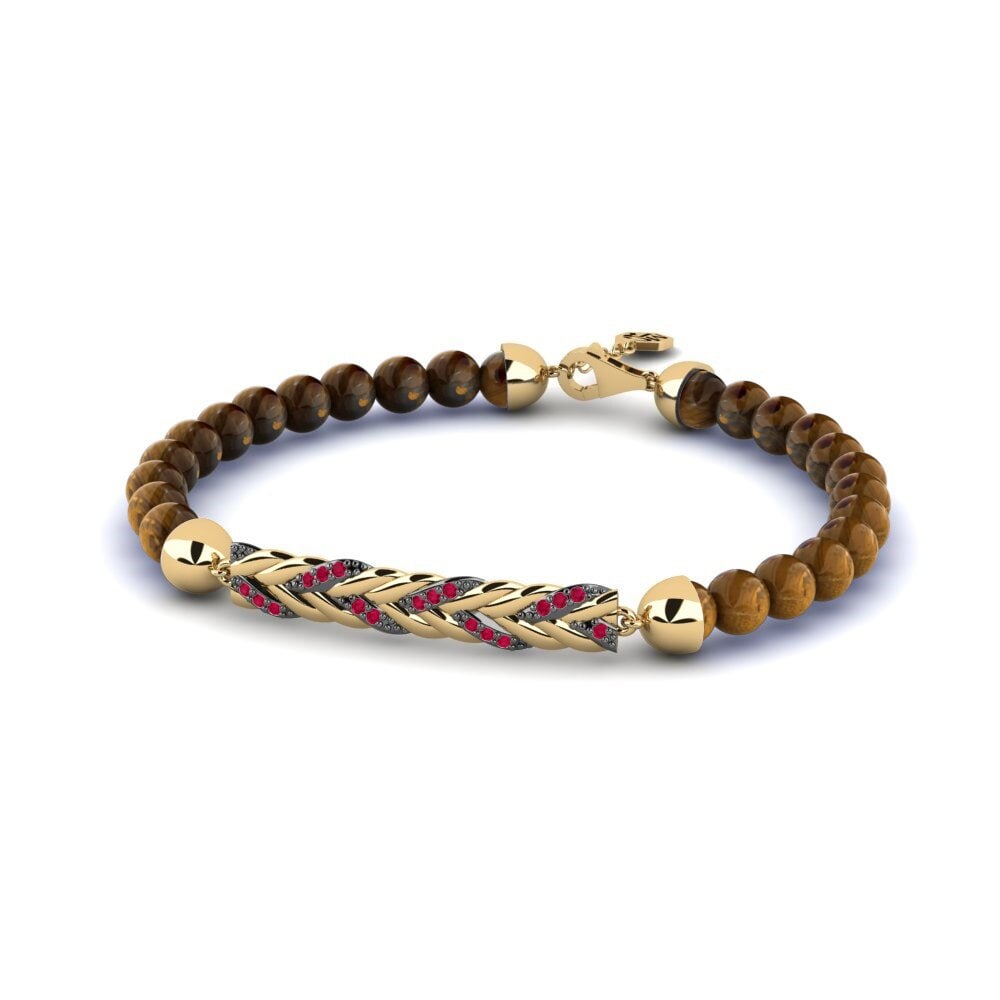 Ruby Men's Bracelet Druyes