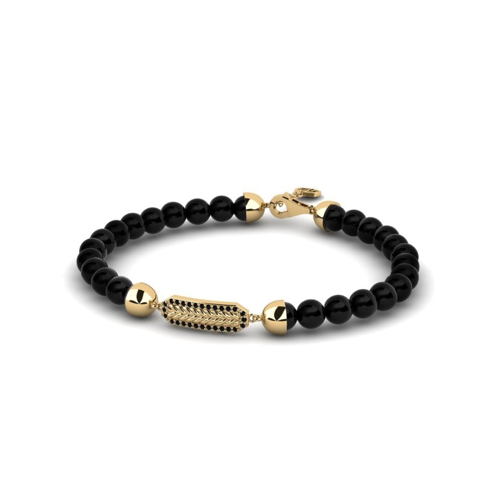 9k Oro Amarillo Pulsera para hombre Durgeon