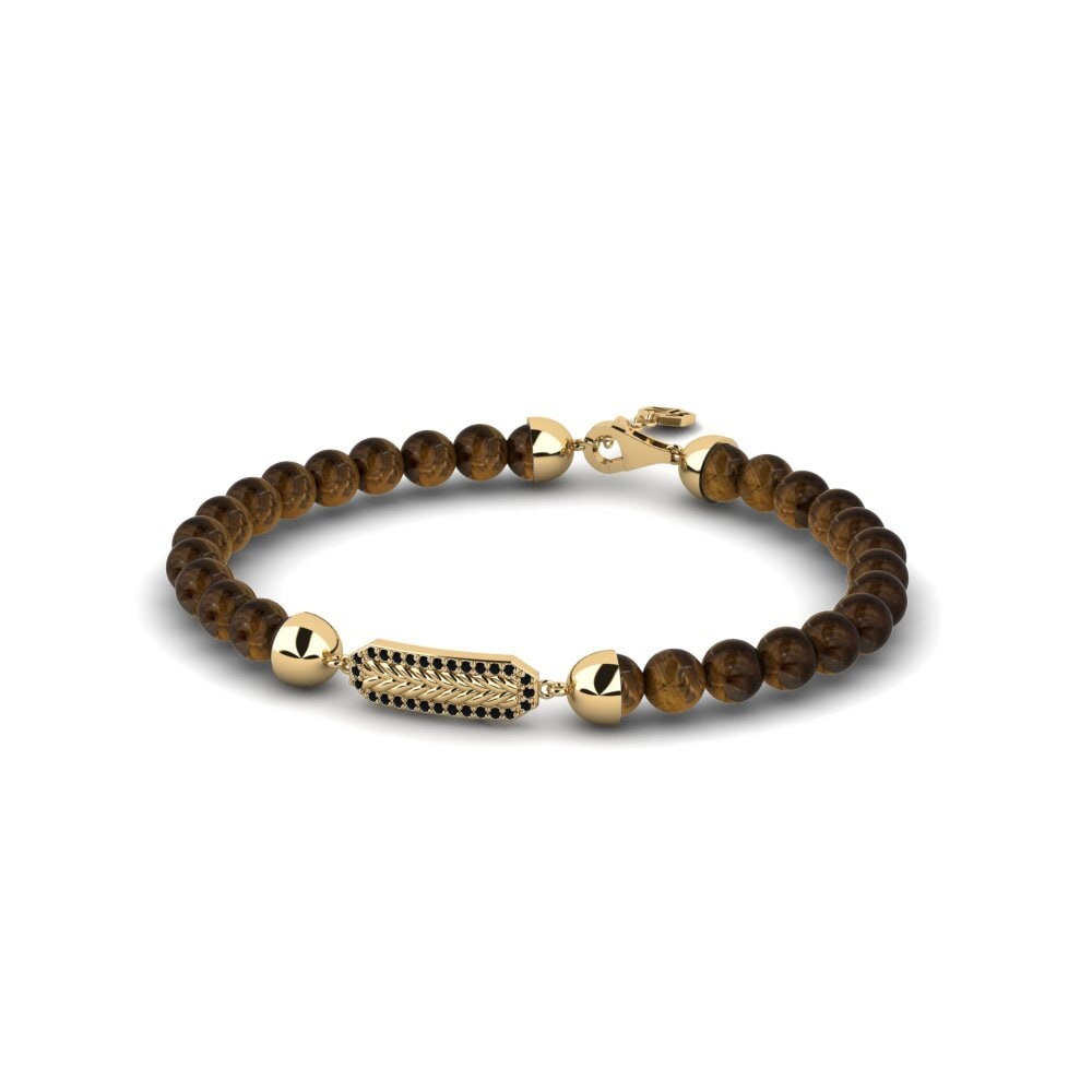 9k Oro Amarillo Pulsera para hombre Durgeon