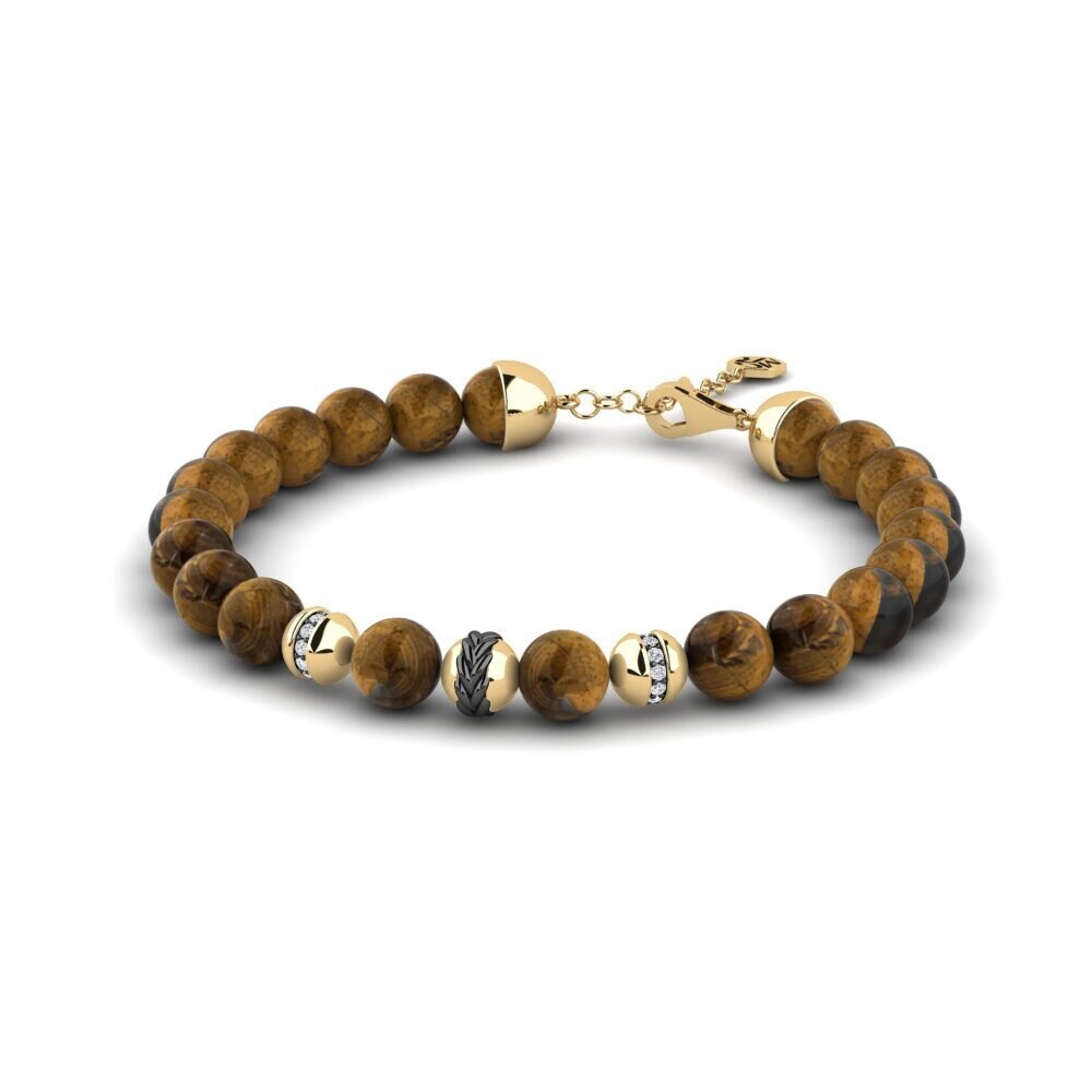 Diamond Men's Bracelet Grav