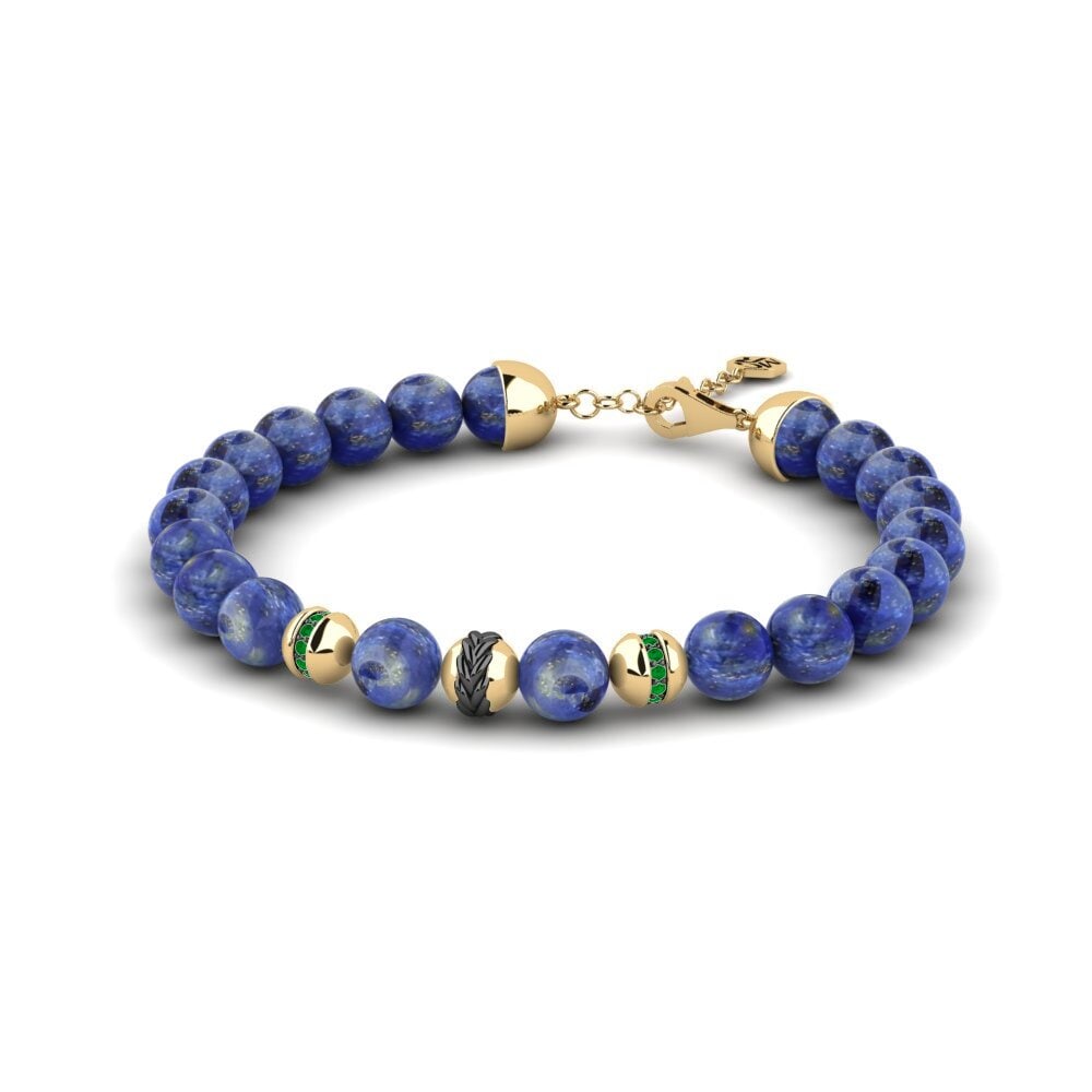 Emerald Men's Bracelet Grav