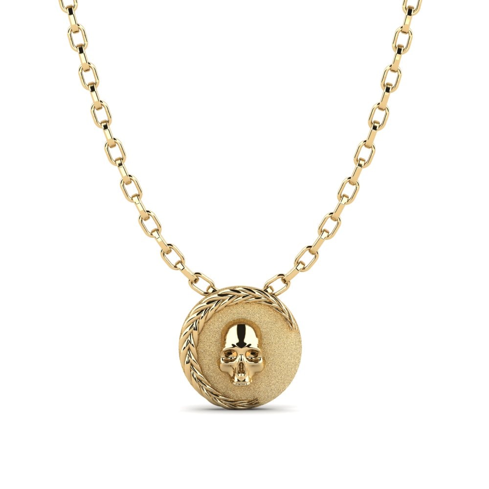 14ct Yellow Gold Men's Pendant Montbeliard