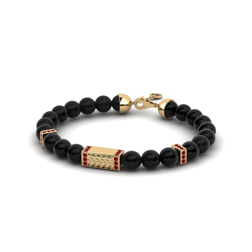 Zircônia Vermelha Pulseira masculina Montrouge
