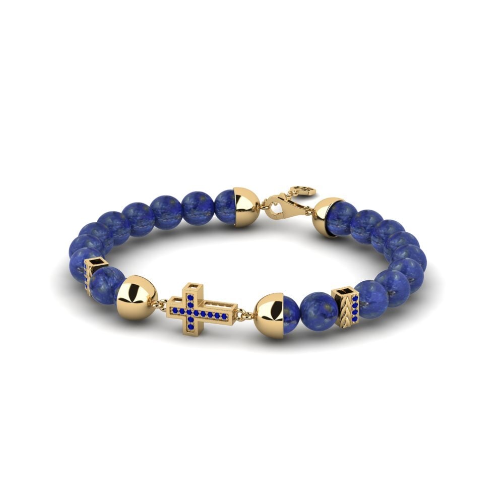 Zafiro Pulsera para hombre Nanterre