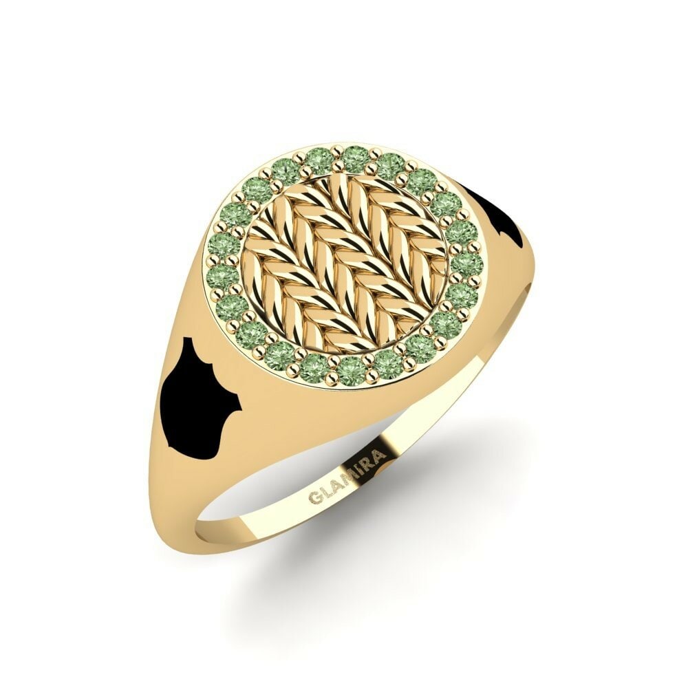 Diamant Vert Bague pour homme Oise