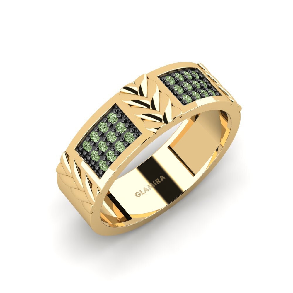 Diamant Vert Bague pour homme Riom