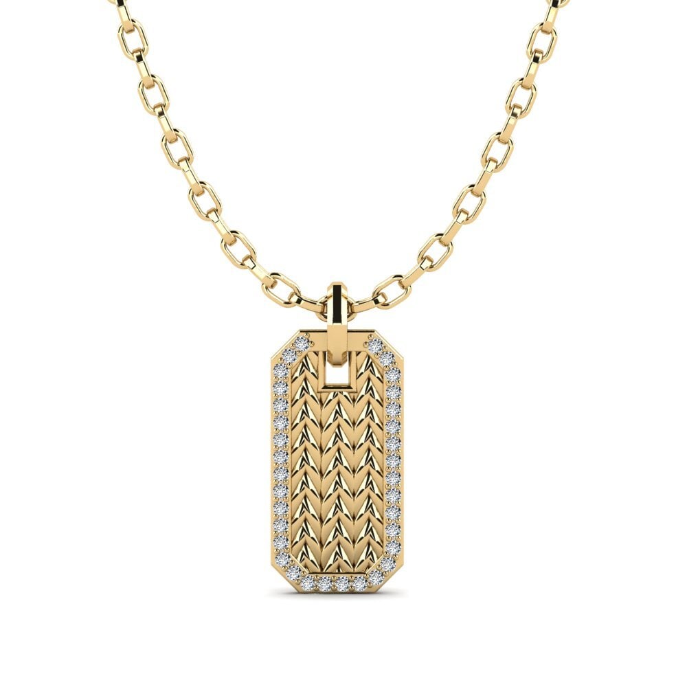 diamond-zirconia สร้อยคอผู้ชาย Valkyrie