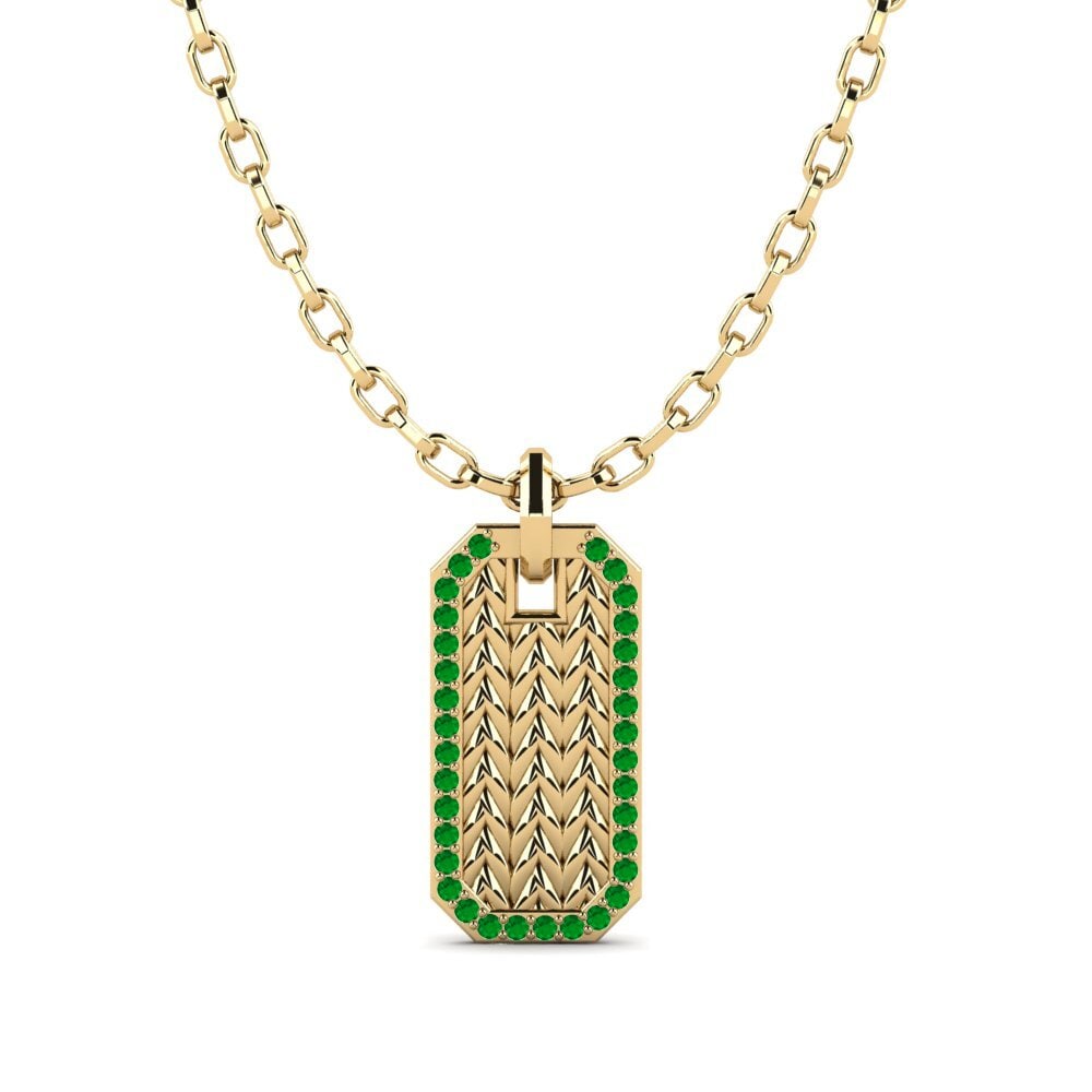 Emerald Men's Pendant Valkyrie