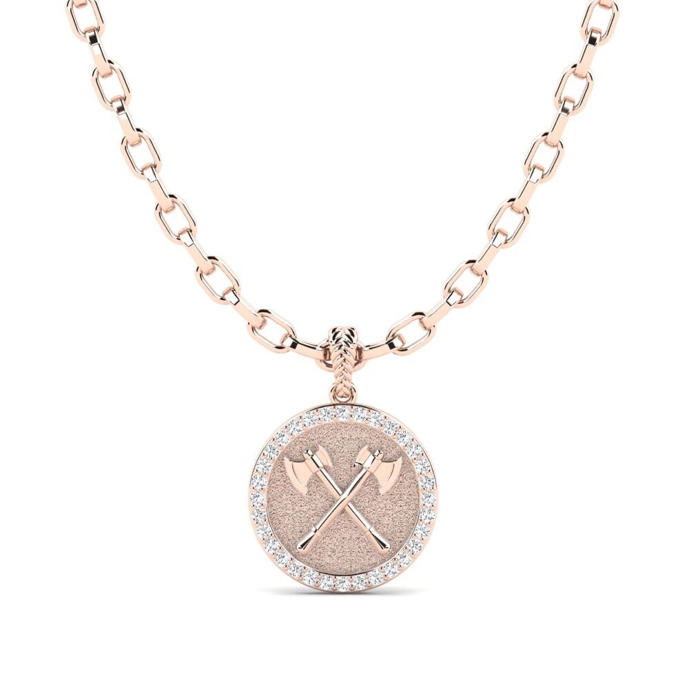 9ct Rose Gold Men's Pendant Warbringer