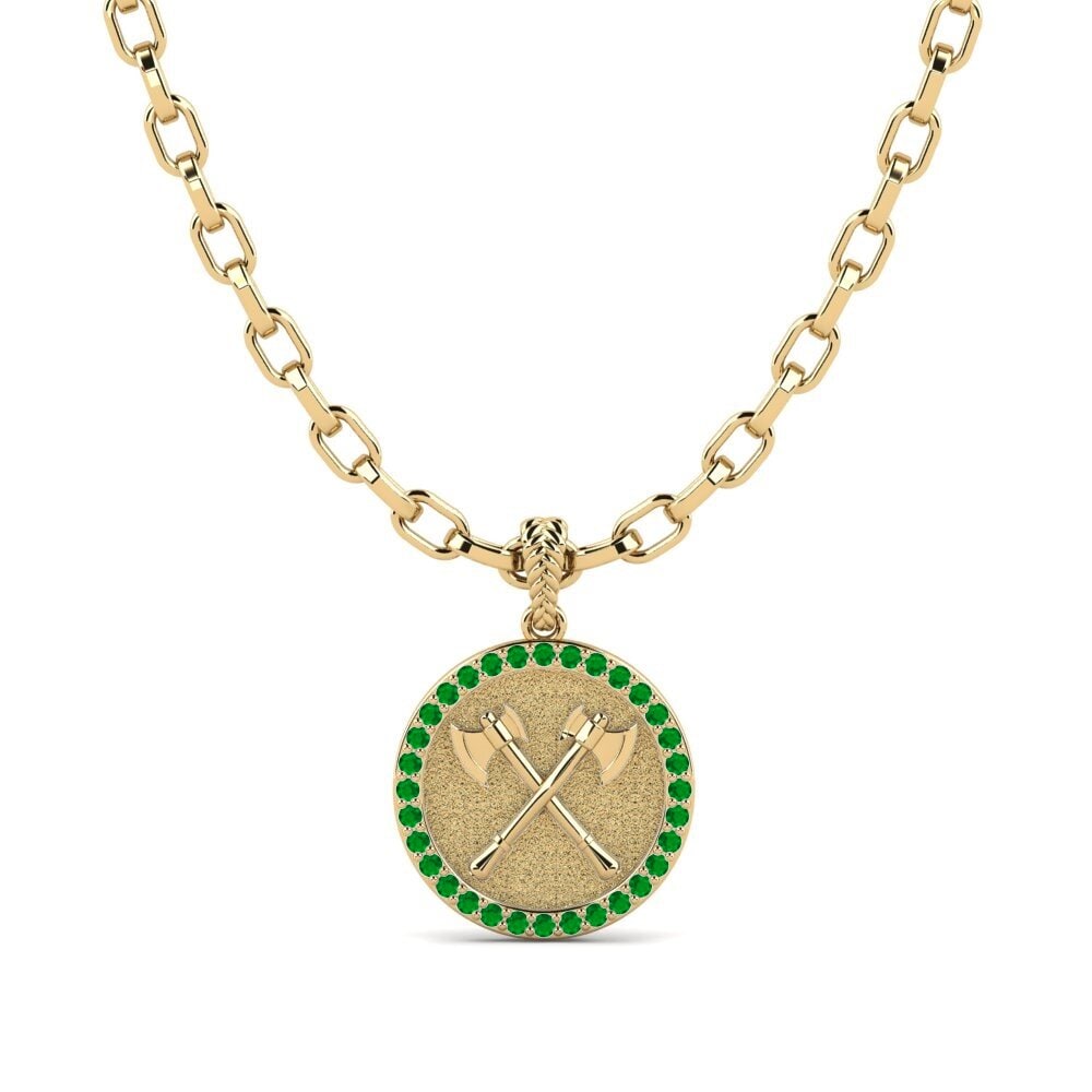 Emerald Men's Pendant Warbringer