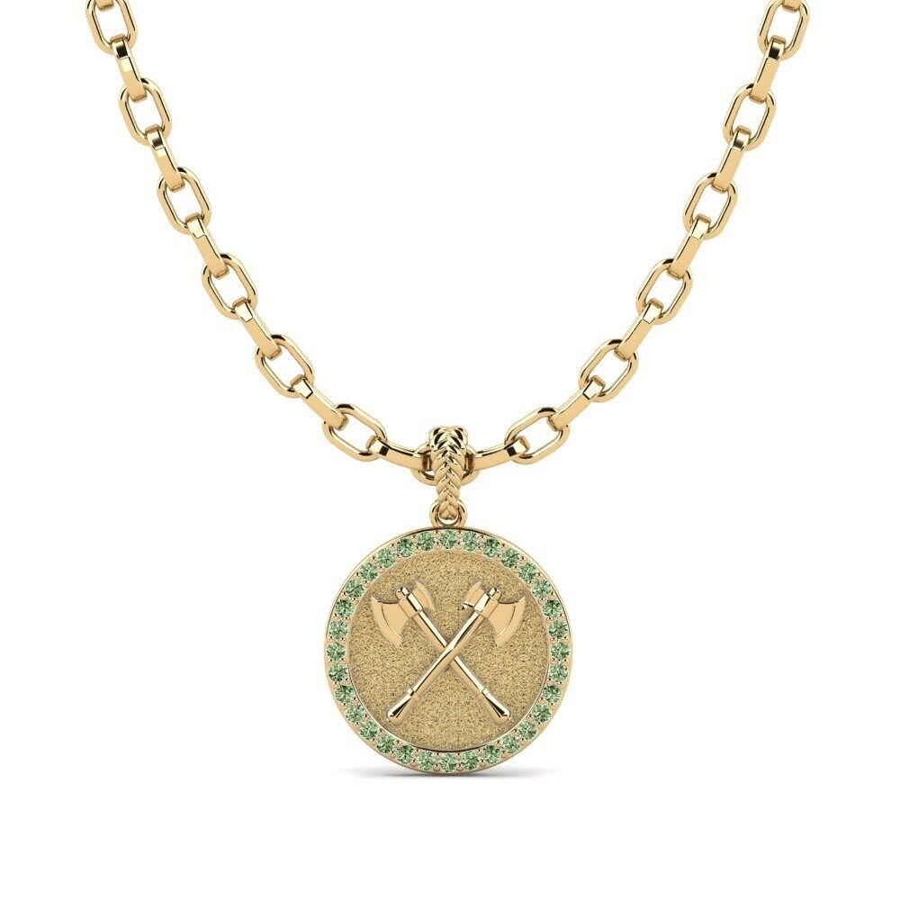 Green Diamond Men's Pendant Warbringer