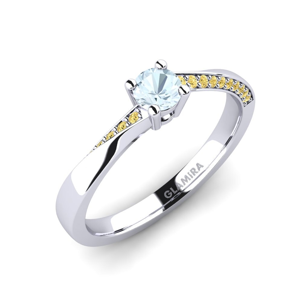 Aquamarine Engagement Ring Abella 0.25 crt
