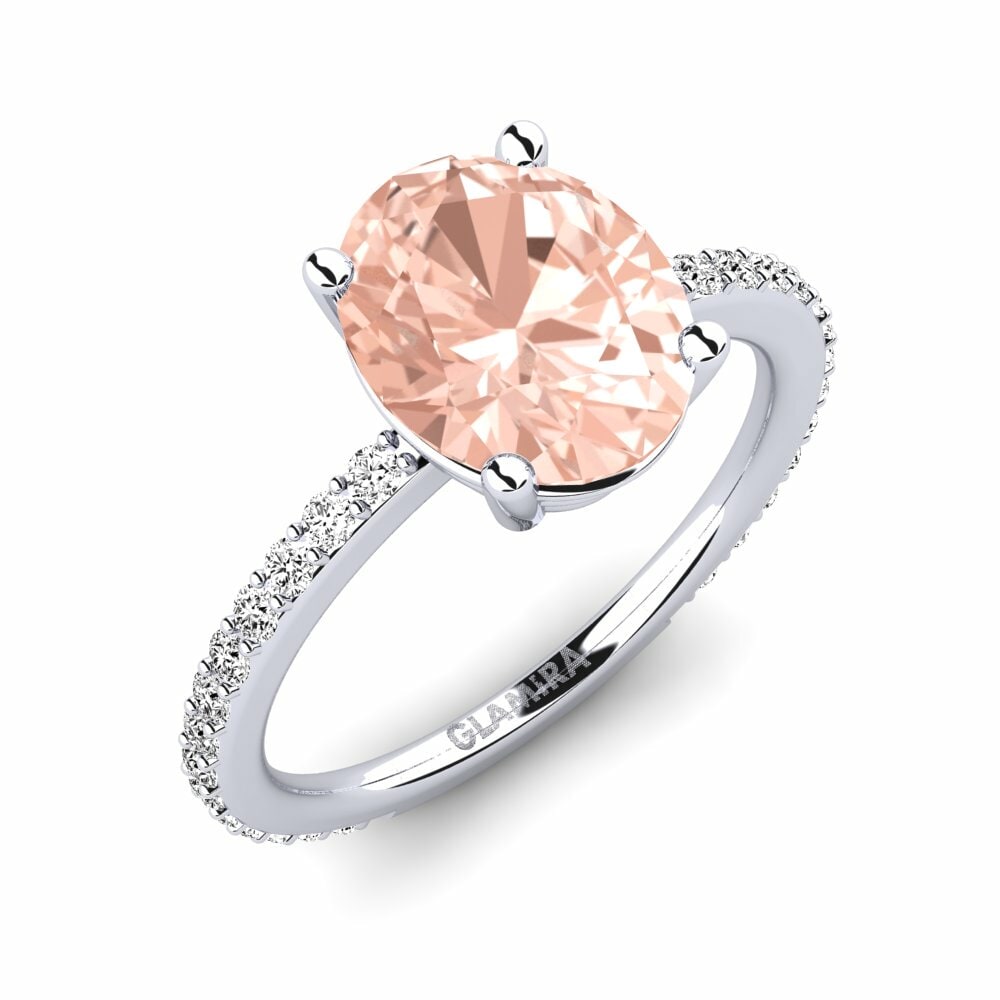 Morganita Anillo de compromiso Acker