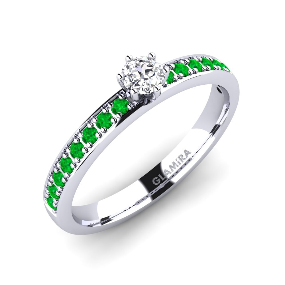 Moissanite Engagement Ring Ageall 0.16 crt