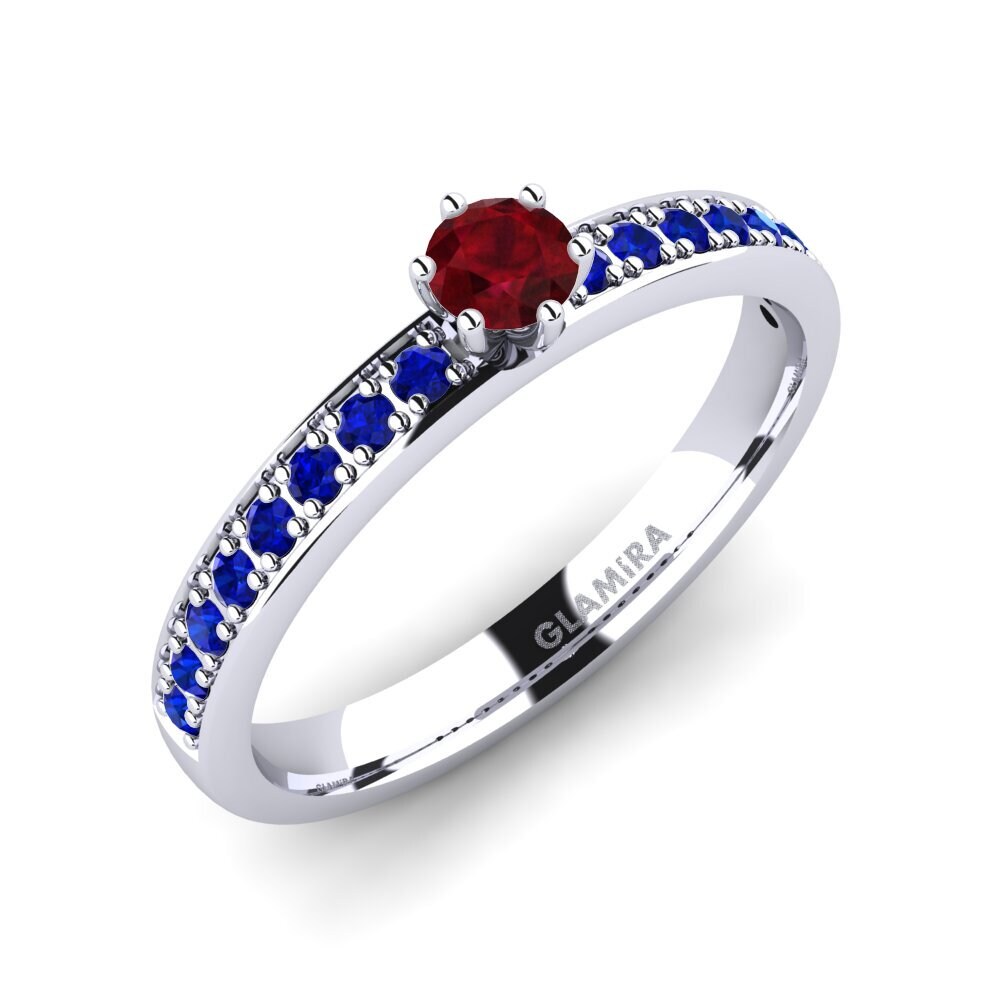 Rubí Anillo de compromiso Ageall 0.16 crt