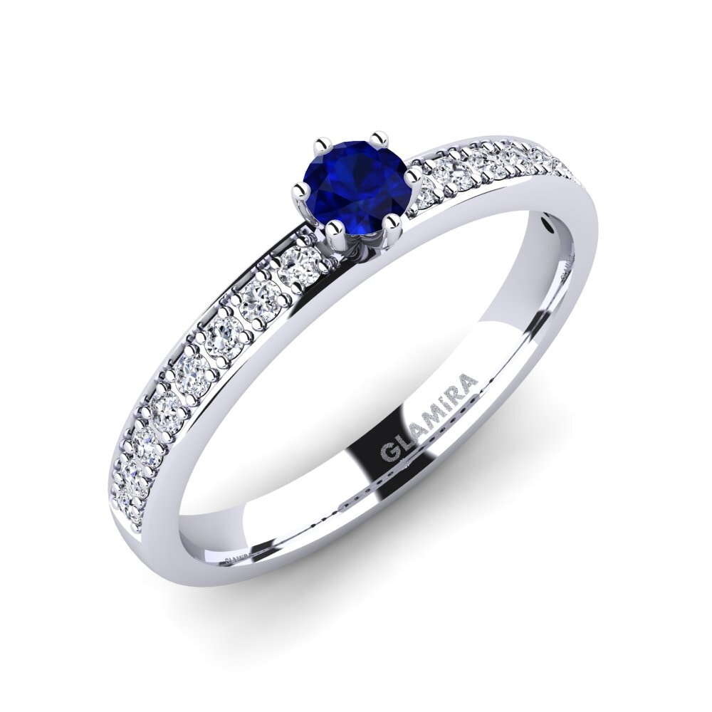 Sapphire Engagement Ring Ageall 0.16 crt