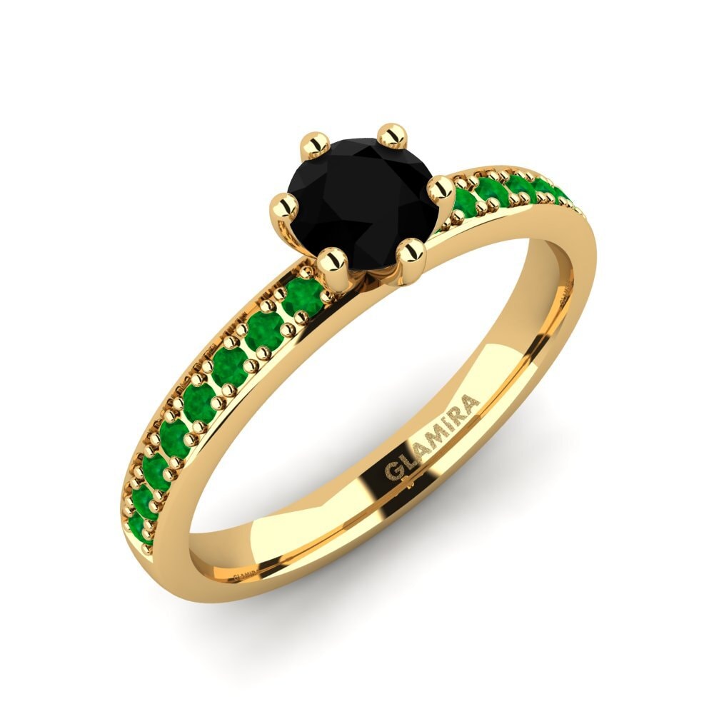 14ct Yellow Gold Engagement Ring Ageall 0.5 crt