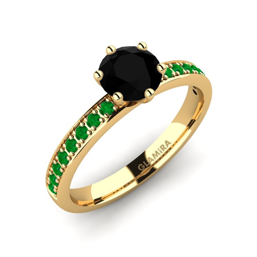9ct Yellow Gold Engagement Ring Ageall 0.8 crt