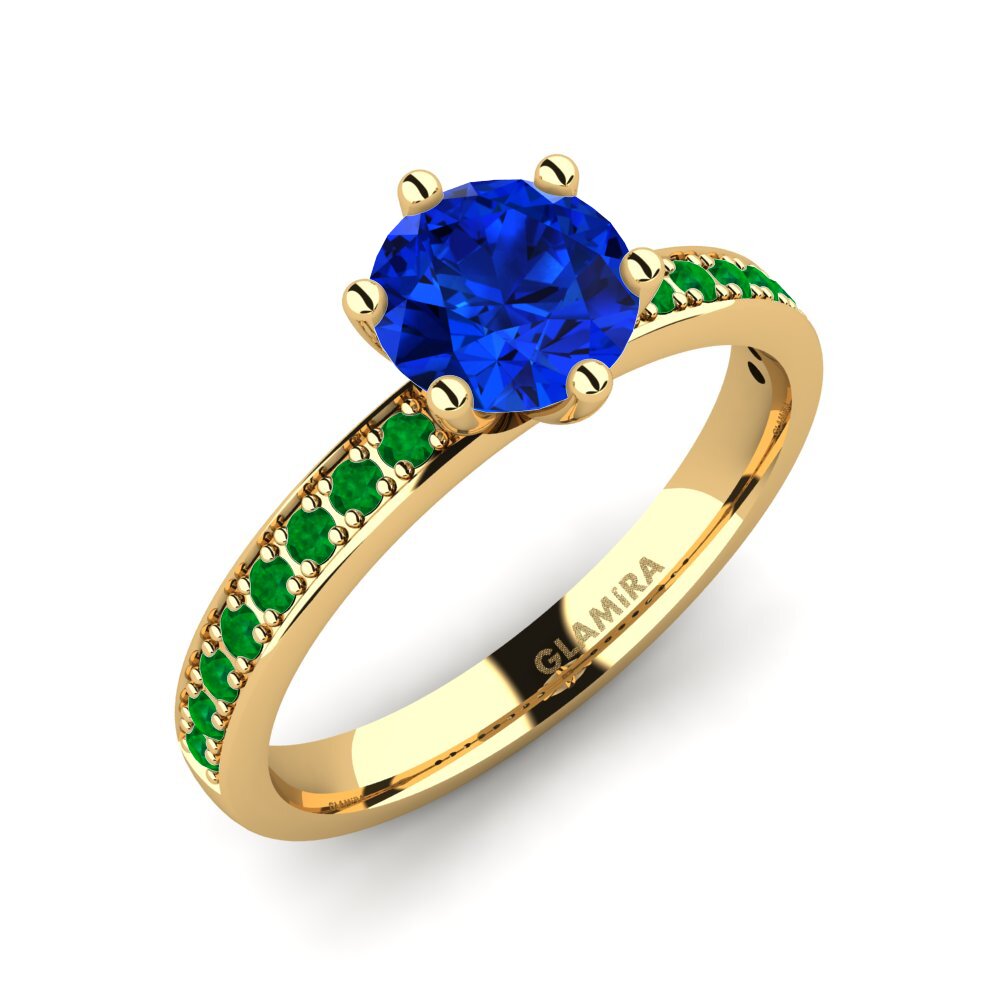 18ct Yellow Gold Engagement Ring Ageall 1.0 crt