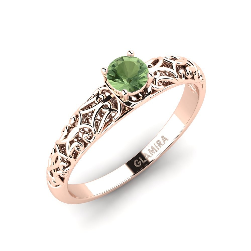 Green Sapphire Engagement Ring Alfreda
