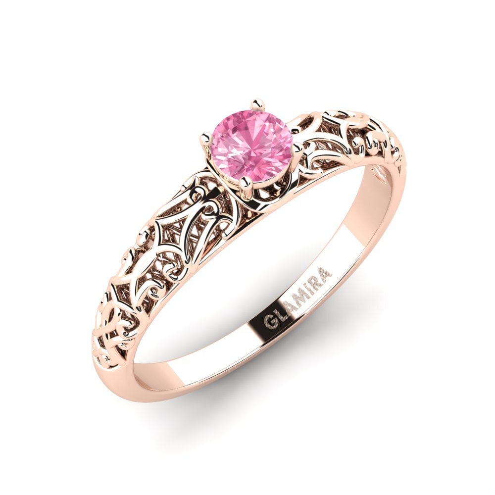 Pink Sapphire Engagement Ring Alfreda