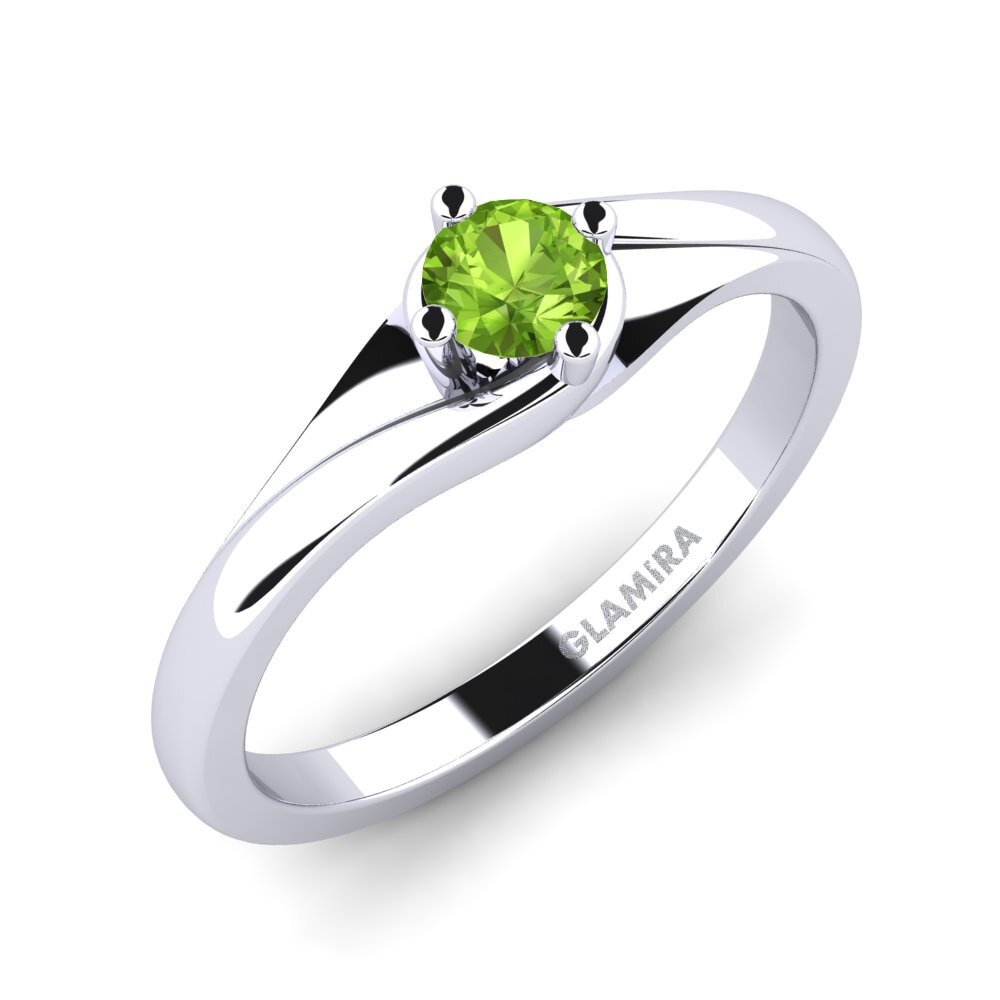 Péridot Bague de fiançailles Alfrida 0.16 crt