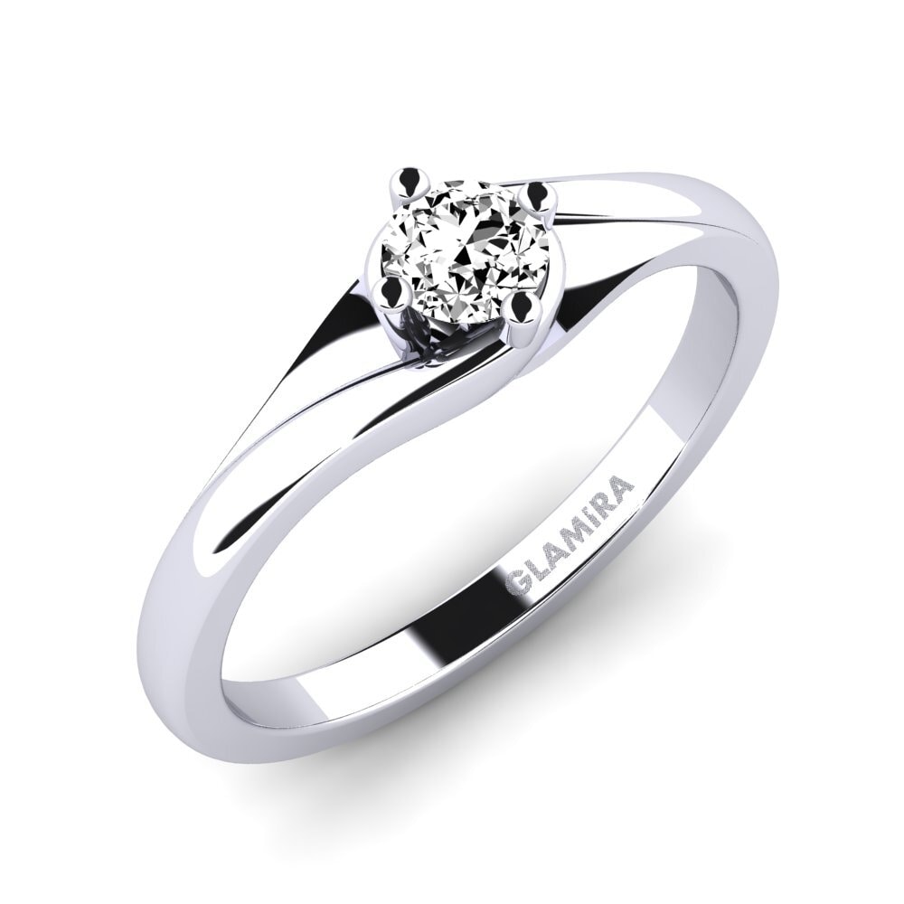 Moissanita Anillo de compromiso Alfrida