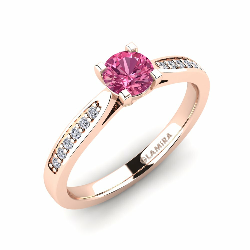 18K Rood Goud Verlovingsring Alina