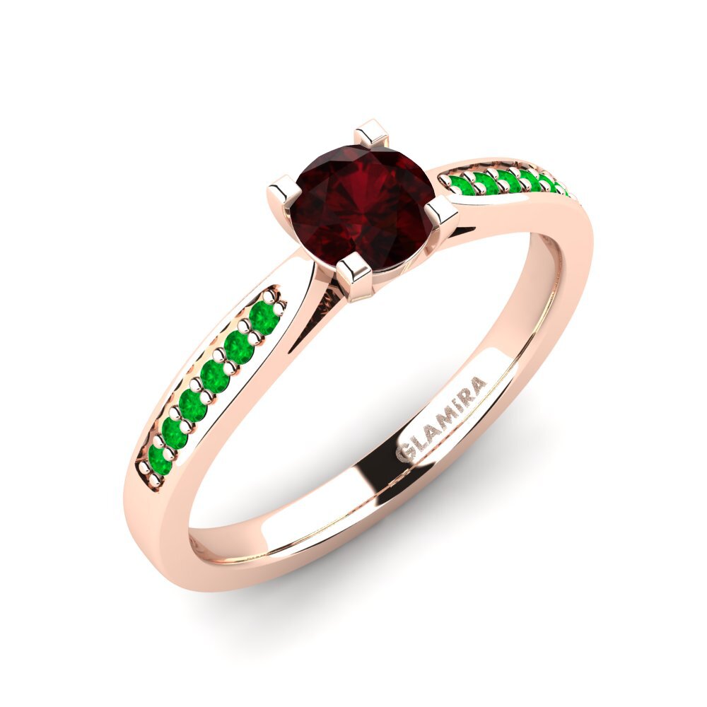 14ct Rose Gold Engagement Ring Alina