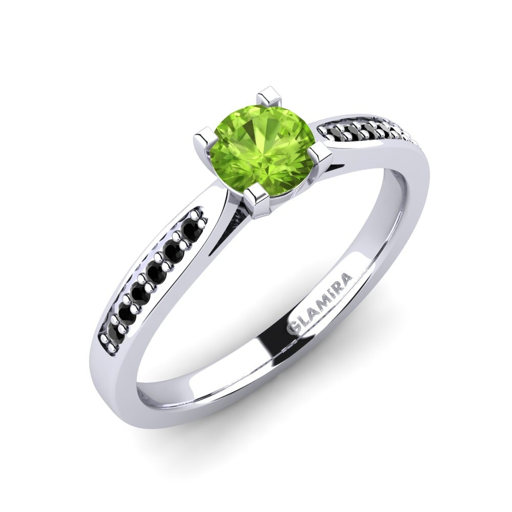Peridoto Anillo de compromiso Alina