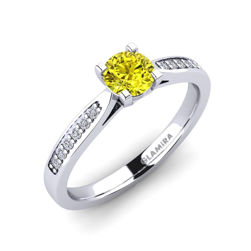 Yellow Diamond Engagement Ring Alina